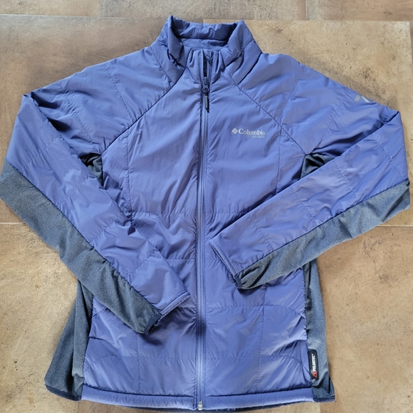 Columbia Jackets & Blazers - COLUMBIA Women's Titanium Jacket Polartec Lightweight & Warm Sz M Blue Coat